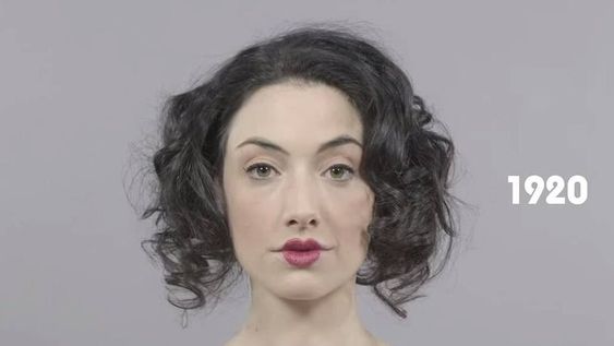 Video: 100 años de estilos de belleza femenina en un minuto
