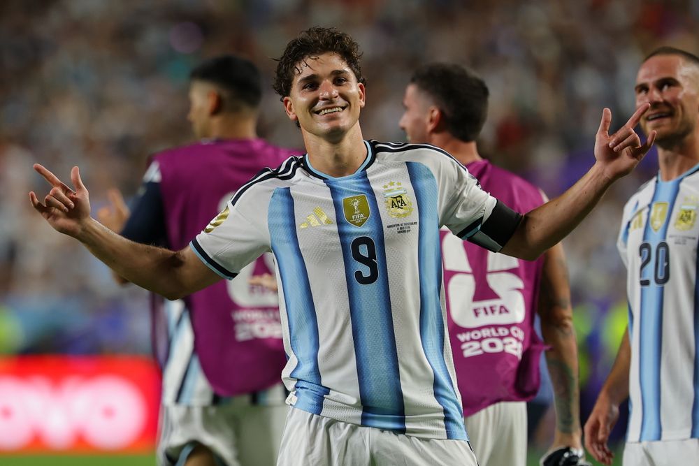 Julián Álvarez, delantero de la Selección Argentina