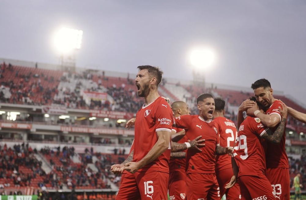 Independiente festejó en su estadio ante Aldosivi por la Liga Profesional. (Prensa Independiente)