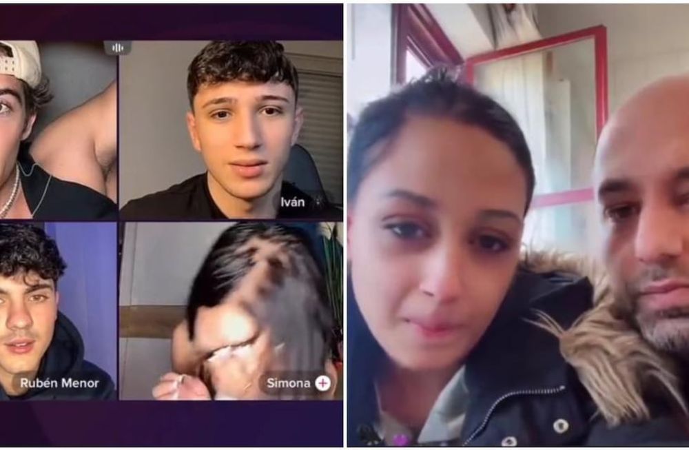 La tensión creció en el directo, cuando los chicos quisieron seguirle la charla a Simona, quien decidió reírse de la incómoda situación. Gentileza: 20 minutos.