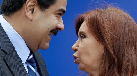 Nicolás Maduro se solidarizó con Cristina presa