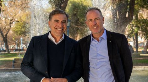 Mario Vadillo (Partido Verde) y Ernesto Mancinelli (Libres del Sur) lanzaron el Frente Verde para las próximas elecciones.