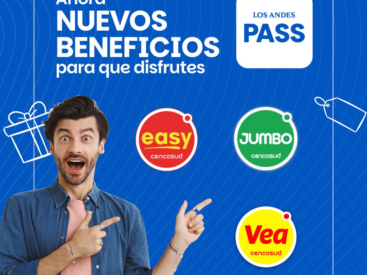 Los Andes Pass suma beneficios exclusivos en Jumbo, Vea y Easy para potenciar el ahorro diario