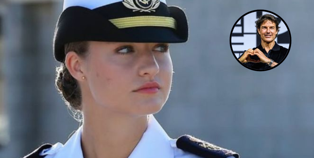 Recordaron a Tom Cruise ni bien vieron la vestimenta de la princesa Leonor.