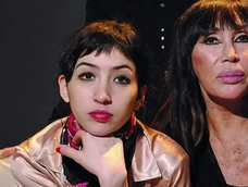 irreconocible: filtraron las primeras imagenes de sofia gala interpretando a moria casan en su biopic