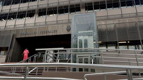 Los Andes | El juicio se realiza en los Tribunales Federales de Mendoza. | Foto: Orlando Pelichotti / Los Andes