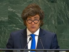 Javier Milei en la Asamblea General de la ONU