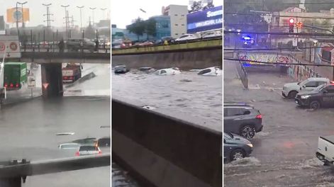 Temporal, inundaciones, caos en la Panamericana y falta de luz en el AMBA