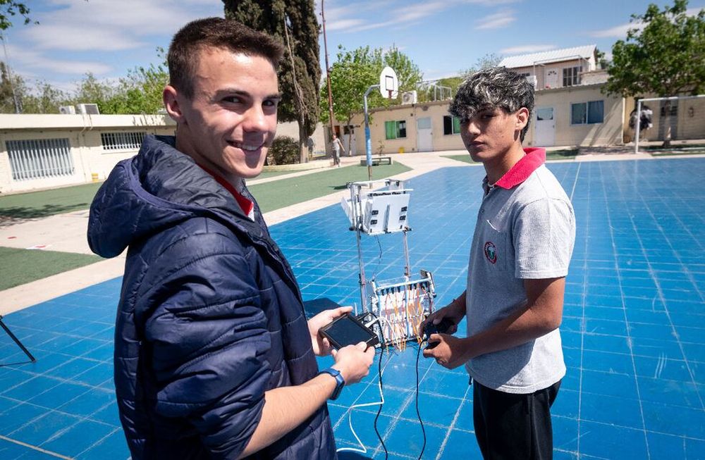 Alumnos del Colegio Colegio Tomás Alva Edison representarán a Argentina en el Mundial de Robótica Singapur, 7 al 10 de octubreFoto: Ignacio Blanco / Los Andes
