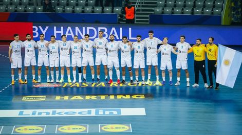 Los Andes | Egypt vs Argentina, 29th IHF Men’s World Championship 2025, Zagreb, Croatia, 15.01.2025, Mandatory Credit © Anze Malovrh / kolektiff