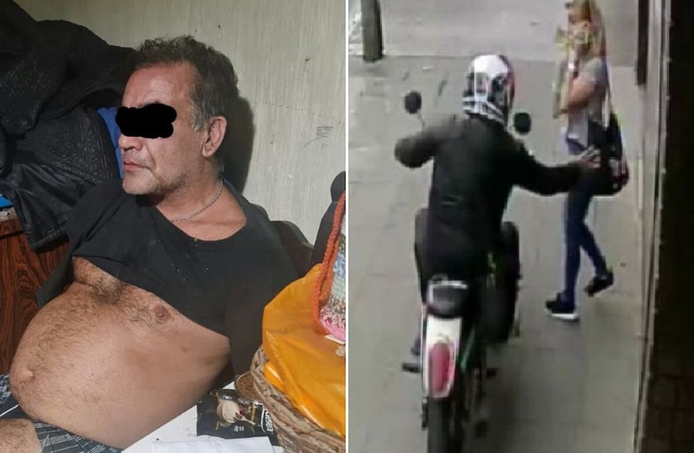 Alejandro Ochoa (55), el motochorro de frondoso prontuario acusado de matar a María Rosa Daglio (56) - Gentileza