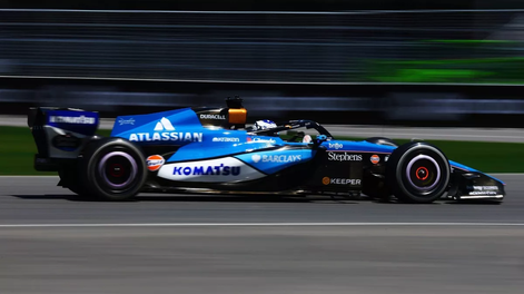 El piloto de Williams, Alex Albon, se estrelló en la única sesión de práctica previa al&nbsp;Gran Premio de Canadá.