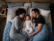 Por esta razón, los padres no deberían dormir con su bebé.&nbsp; 