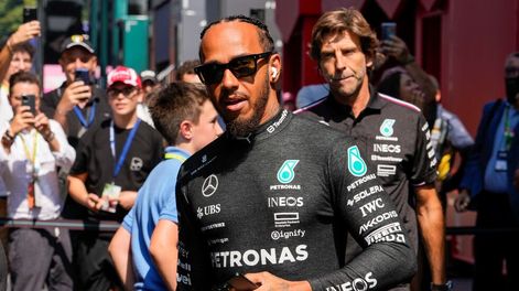 El británico Lewis Hamilton, siete veces campeón de la Fórmula 1, resaltó la tarea en pista del argentinos Franco Colapinto. / Gentileza.