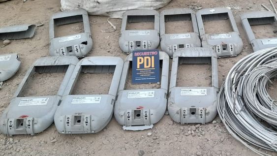 En lo que va del año secuestraron 26 toneladas de cobre y detuvieron a 56 personas en 100 allanamientos en Mendoza. | Foto:  Ministerio de Seguridad y Justicia