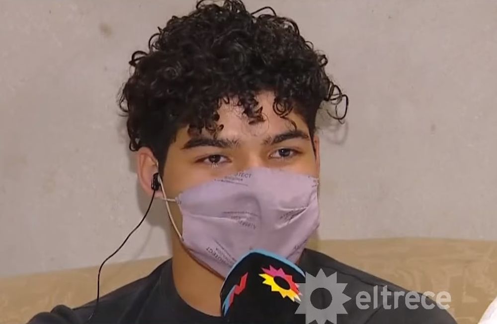 Jeremías, el estudiante increpado por la docente K: “Yo quería que me respondiera una pregunta y ella sacó un libreto”. (Captura de pantalla)