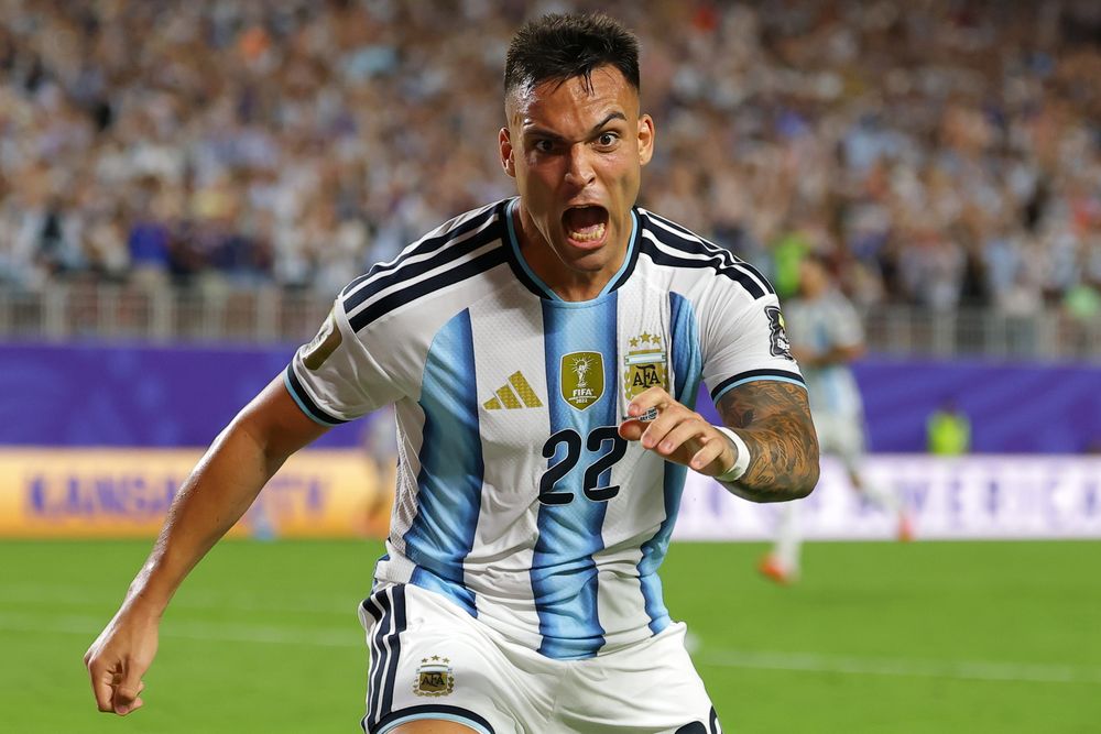 Lautaro Martínez, delantero de la Selección Argentina