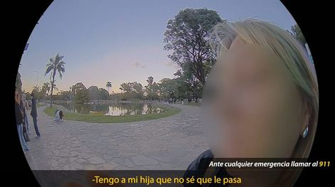 Video: el veloz rescate de la policía a una nena de 3 años que se descompensó.
