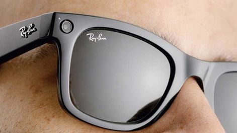 Los Andes | Detalle de la cámara de los anteojos de Ray-Ban Meta