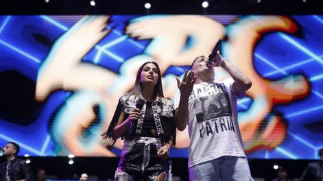 Los Andes | Eugenia Quevedo y Rubén Keso Pavón, la dupla que comanda los destinos de La Banda de Carlitos. (Prensa del festival de Villa María).