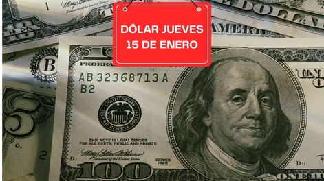 Está confirmado el precio que tendrá el dólar para este jueves 15 de enero