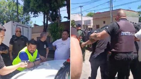 Un chofer fue sometido a un control de drogas y dio positivo en cocaína y marihuana. Los padres de los chicos que iban en el micro intentaron agredirlo. 