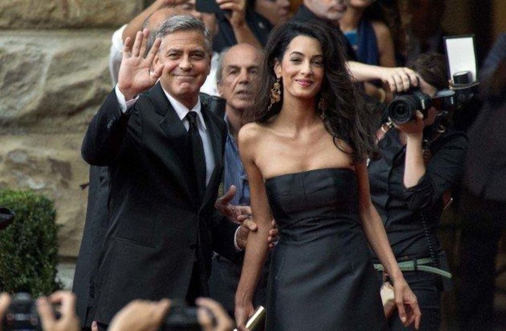 Venecia, revolucionada por la boda de George Clooney con Amal Alamuddin