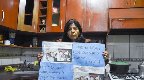 Lidia Freites sigue esperando novedades sobre el paradero de sus hijos, aunque admite que sospecha “de todo el mundo”. Foto: Mariana Villa / Los Andes