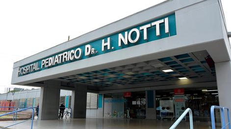 La beba había nacido en el hospital de La Paz pero luego fue trasladada al Hospital Pediátrico Humberto NottiFoto: Orlando Pelichotti