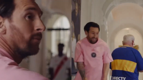Lionel Messi y su guiño a Boca y River
