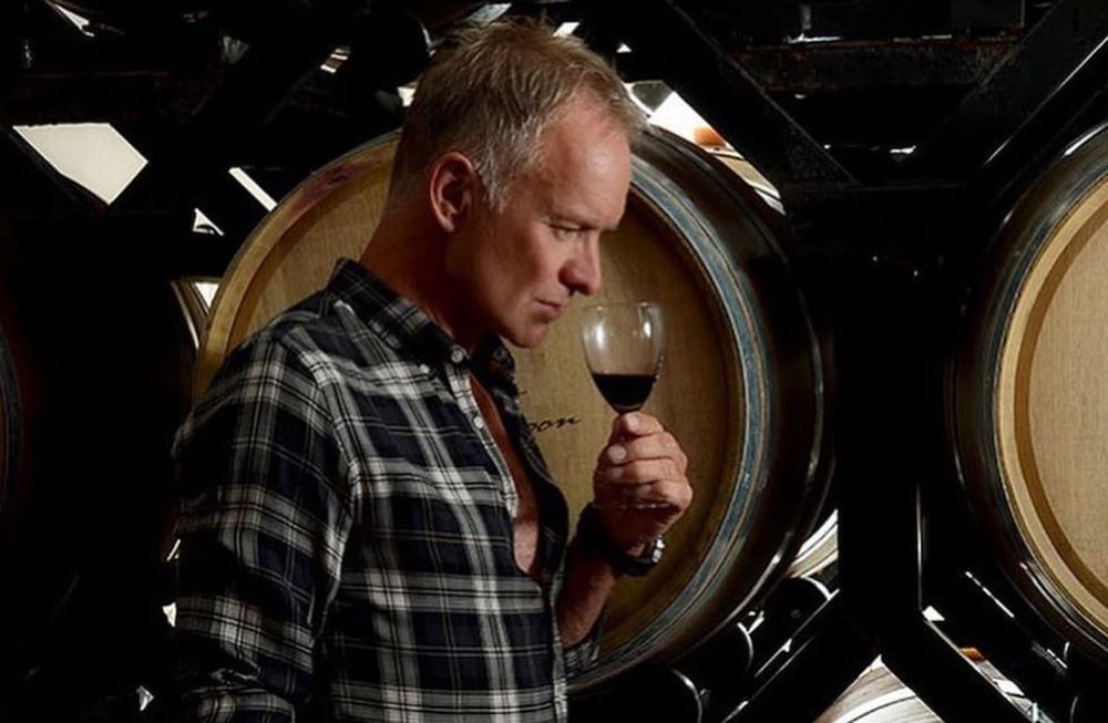 Sting divide su tiempo entre la música y los vinos. - Instagram