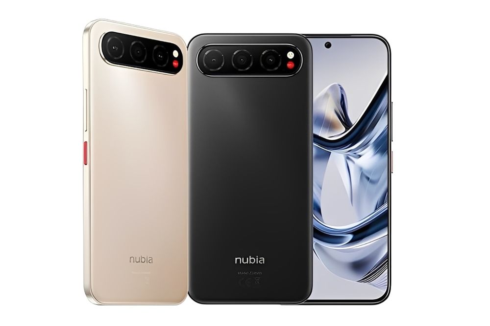 Nubia Air viene en dos colores, dorado y negro