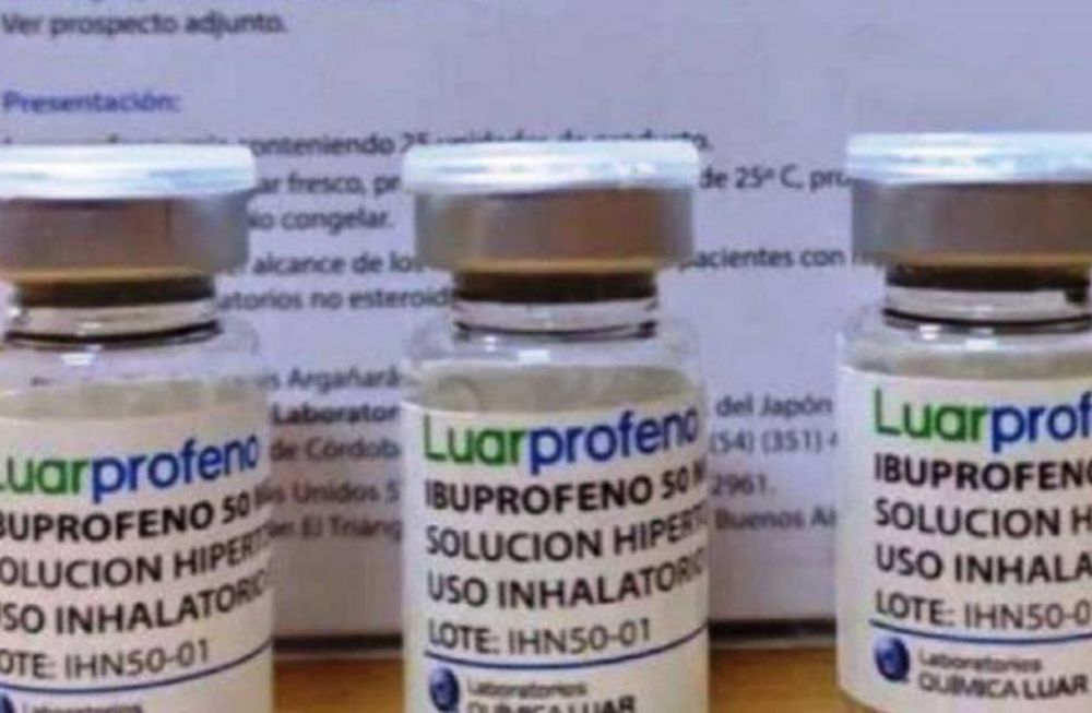 Distinción: investigadores mendocinos fueron parte del desarrollo del ibuprofeno inhalado que se usó en pandemia. El nuevo producto se usó como terapia antiinflamatoria para personas con Covid-19 y fue desarrollado en conjunto entre referentes del ámbito científico y un laboratorio argentino