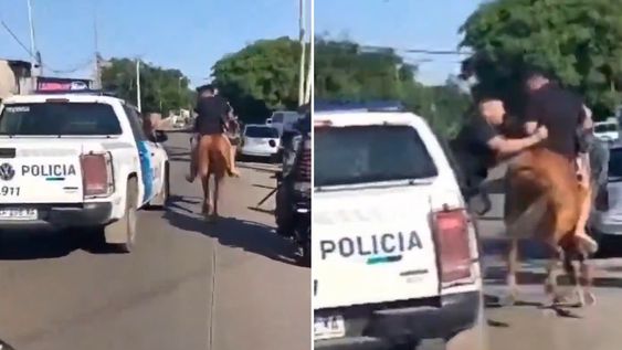 Bernal: dos adolescentes de 14 y 16 años intentaron escapar a caballo tras un presunto robo.