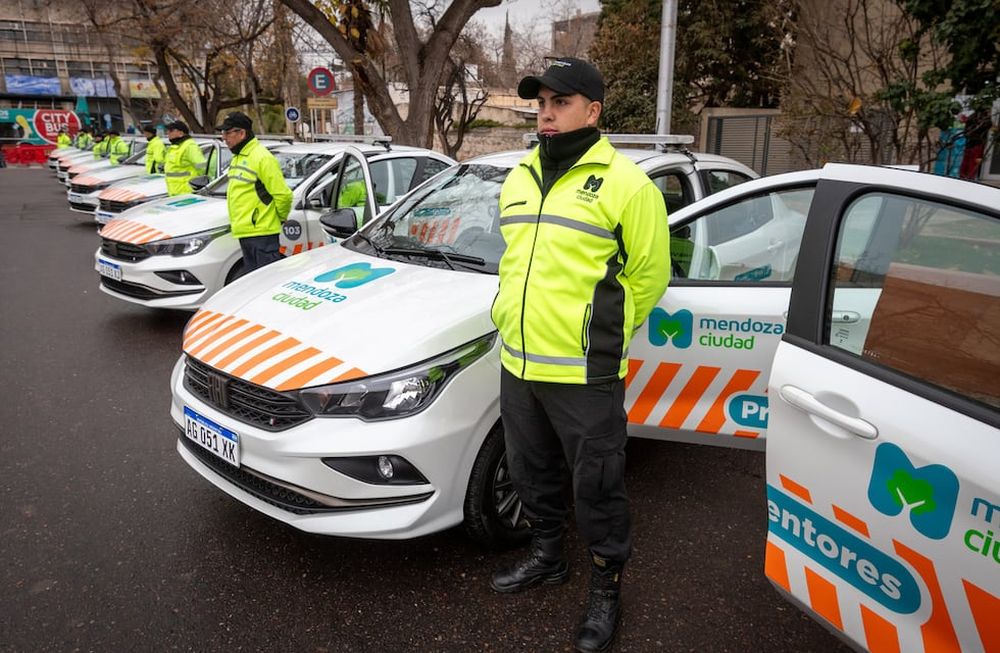 Los nuevos Fiat Cronos se usarán para prevenir delitos en Ciudad, que tiene una planta de 480 efectivos en Seguridad Ciudadana. | Foto: Ignacio Blanco / Los Andes