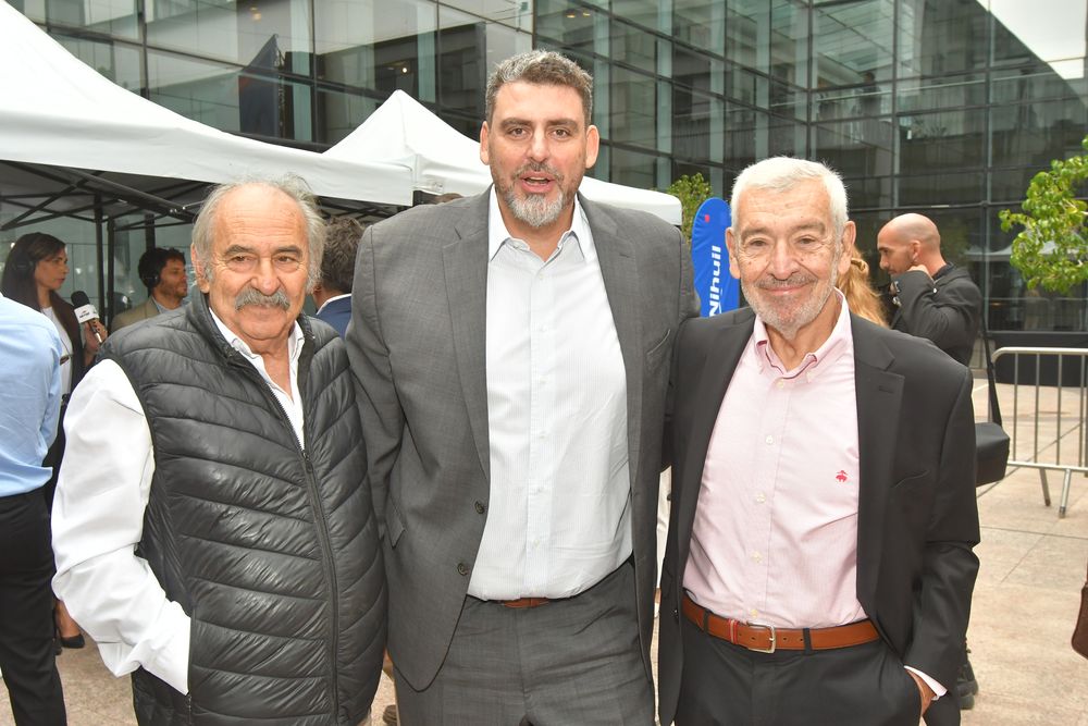 Mario Leiva, Martín Kerchner y José Octavio Bordón.