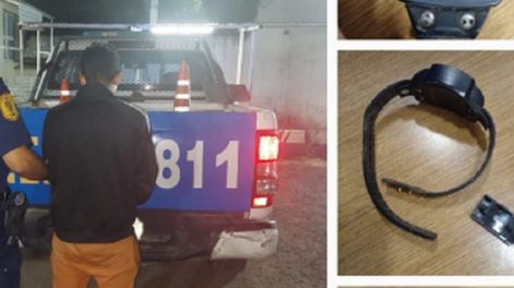 Chubut: rompió su tobillera para escapar y una jueza quiso liberarlo porque no habia otra de reemplazo