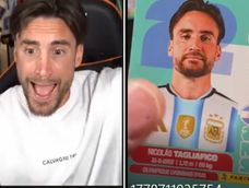 La divertida reacción de Tagliafico al encontrar su propia figurita del Mundial
