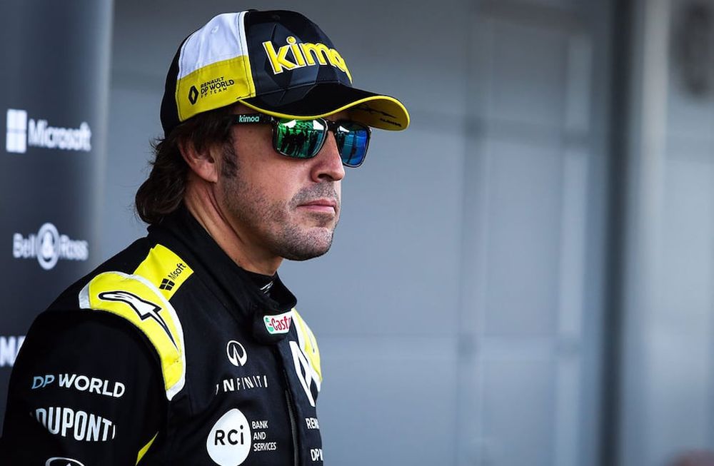 Fernando Alonso probó el Renault