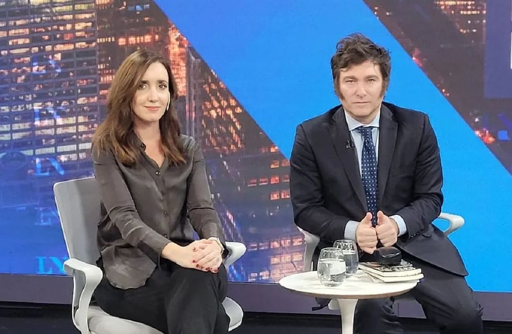 Javier Milei y Victoria Villarruel, de La Libertad Avanza