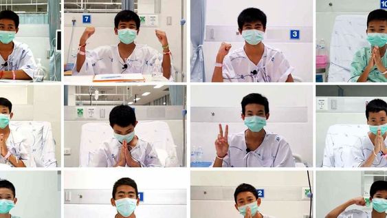 Los chicos de la cueva de Tailandia pidieron comida “rica” y agradecieron
