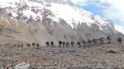 Expedición Aconcagua: cuando la cordillera se convierte en una escuela de vida y camaradería. Foto: Gentileza Ejército Argentino.