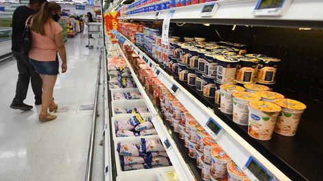 Alimentos y bebidas fue lo que más aumento en febrero, 9,8%.