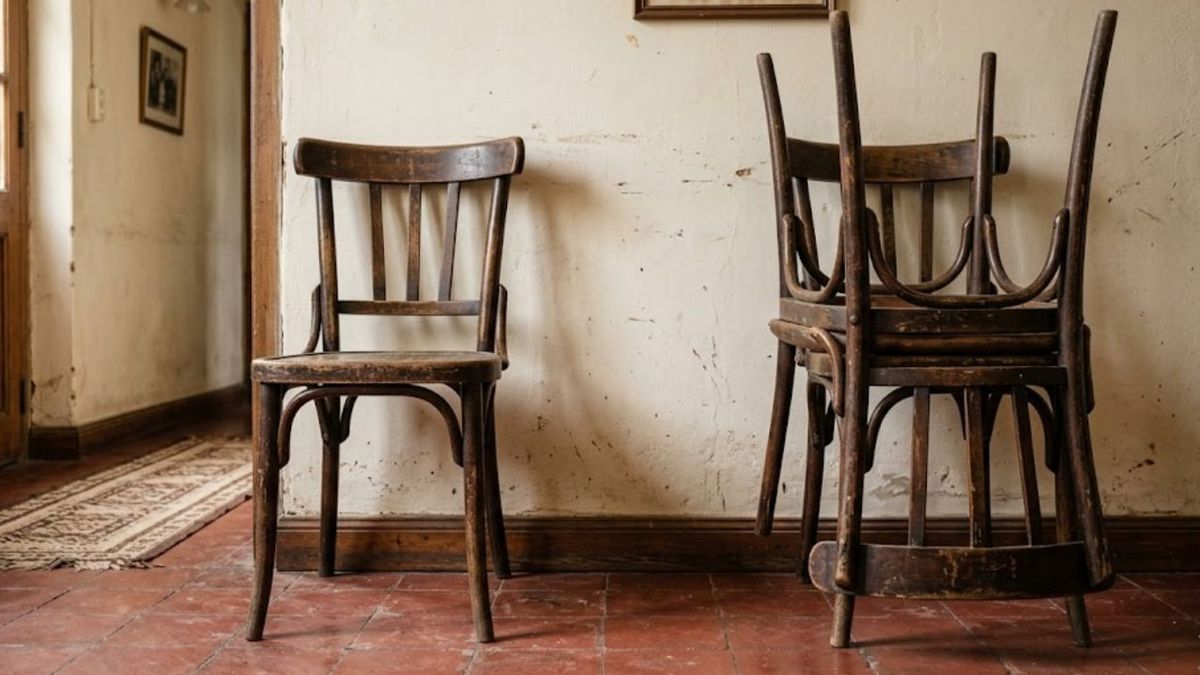 Si tenés sillas antiguas de madera en casa, tenés un tesoro: las 2 ideas útiles que le dan valor