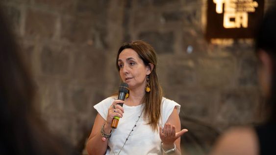 Andrea Nallim, directora de Emprendedores y Cooperativas del Ministerio de Producción.&nbsp;