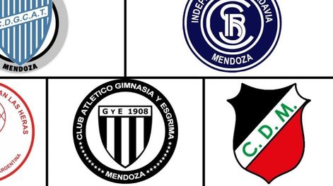 Godoy Cruz, Independiente, Gimnasia, Maipú y Huracán son los representantes de Mendoza en torneos nacionales.