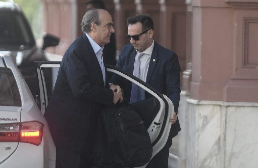 Guillermo Francos en Casa Rosada. / Foto: Federico López Claro