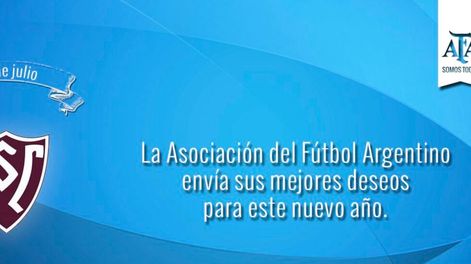La AFA saludó a Luján Sport Club por su cumpleaños