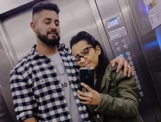 Gustavo Olguín Ormeño, acusado de violar y asesinar a su hija de dos meses, y Milagros Iglesias, mamá de la beba y sobreseída de la causa.  (Facebook)