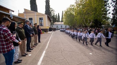 Ulpiano Suarez visitó el Liceo Militar General Espejo